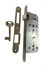 Kale Oval 151 R 40 mm Nikel Oda Kapı Kilidi - 1