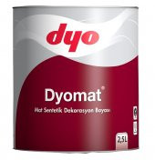 Dyomat Mat Dekorasyon Boyası 2,5 Litre Siyah - 1