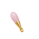 Mum Mühürü Sapı ABS Reçine Tomurcuk Simli Pembe M8 Dişli thumbnail 1