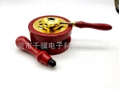 Davetiye Mum Mühürü Uygulama Seti Kahverengi 3 lü Set thumbnail 8