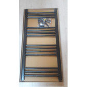 EYRASİA 500X1000 14 BORULU SİYAH HAVLUPAN + 2 ADET VANASI + 2 ADET BORU GİZLEME - 1