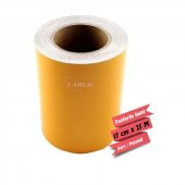 Fosforlu Bant  17 cm x 25 Metre Sarı  Petekli - 1