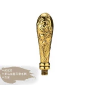 Mum Mühür Damga Kolu Premium Metal Çan Çiçeği Gold thumbnail 3