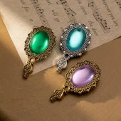 Kraliyet Mavi Taşlı Döküm Metal Mum Mühürü Sapı Antik Gümüş thumbnail 9