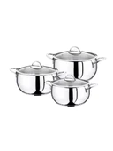 Oms 1117 Küre Tencere Seti 3 Lü 16-18-20 Cm - 1