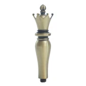 Mum Mühür Damga Kolu Premium Metal Kraliyet Tacı Bronz thumbnail 1