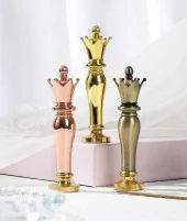 Mum Mühür Damga Kolu Premium Metal Kraliyet Tacı Bronz thumbnail 5