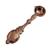 Mum Mühürü Uygulama Seti Döküm Metal Kızıl Bakır Renk thumbnail 2