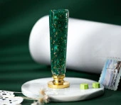 Mum Mühürü Sapı ABS Reçine El Yapımı Simli Yeşil M8 Dişli thumbnail 8