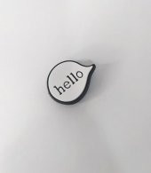 Terlik Süsü  Silikon Terlik Sandalet Tokası Hello Aksesuar thumbnail 1