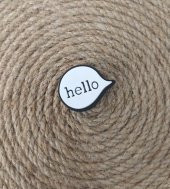 Terlik Süsü  Silikon Terlik Sandalet Tokası Hello Aksesuar thumbnail 2