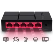 Mercusys MS105G, 5 Port, Gigabit, Yönetilemez, Masaüstü Switch - 2