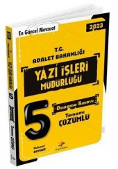 2023 T.C Adalet Bakanlığı Yazı İşleri Müdürlüğü 5 Deneme Dizgi Kitap - 1