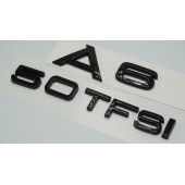 Audi A6 50 TFSi Parlak Siyah ABS 3M 3D Bagaj Yazı Logo Orjinal Ürün - 2