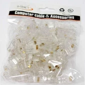 S-LINK SL-COB8P RJ45 Cat5 Konnektör 100 lü Paket - 1
