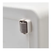 Motek Patateslik Soğanlık Tekerlekli Organizer Çok Amaçlı Saklama Kutusu 2X33 Lt Beyaz+Gri - 6