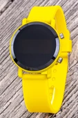 Sarı Renk Silikon Kordon Led Kadın Kol Saati Çocuk Genç Saatleri ST-304318 thumbnail 2