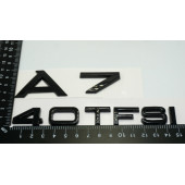 Audi A7 40 TFSi Parlak Siyah ABS 3M 3D Bagaj Yazı Logo Orjinal Ürün thumbnail 3