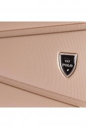 Yefa Dayanıklı Unisex 4 Tekerlekli Plastik Kabin Boy Valiz thumbnail 5