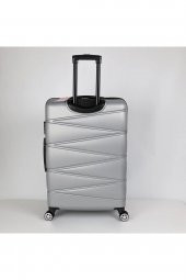 Yefa Dayanıklı Unisex 4 Tekerlekli Plastik Kabin Boy Valiz thumbnail 1