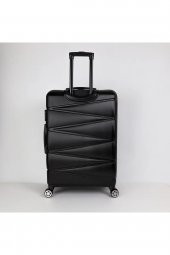 Yefa Dayanıklı Unisex 4 Tekerlekli Plastik Kabin Boy Valiz thumbnail 2