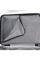 Yefa Dayanıklı Unisex 4 Tekerlekli Orta Boy Plastik Valiz thumbnail 7