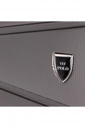 Yefa Dayanıklı Unisex 4 Tekerlekli Büyük Boy Plastik Valiz thumbnail 3