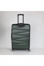 Yefa Dayanıklı Unisex 4 Tekerlekli Büyük Boy Plastik Valiz thumbnail 2