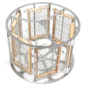 Benka 6 Çerçeveli Yatarlı Bal Süzme Makinesi Tam Otomatik AISI 304 - 4