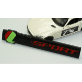 Jaguar R Sport 3M 3D Bagaj Siyah Metal Logo Arma - 3
