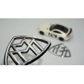 Maybach Yan Kanatlar Krom Metal Logo Arma - 1