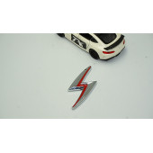 Nissan Silvia S14 S15 Ön Kaput 3M 3D Krom Metal Logo Amblem - 2