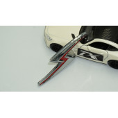 Nissan Silvia S14 S15 Ön Kaput 3M 3D Krom Metal Logo Amblem - 4