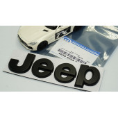 Jeep Kaput Bagaj 3M 3D Siyah Metal Logo Amblem Arma - 5