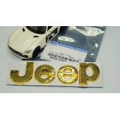 Jeep Kaput Bagaj 3M 3D Gold Metal Logo Amblem Arma - 5