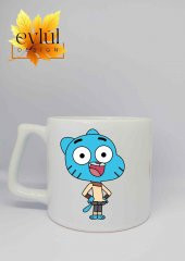 Gumball Baskılı Lüks Seramik Kupa Bardak Hediye Çay-kahve Bardağı - 1