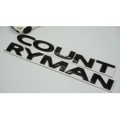 Mini Cooper Countryman R60 F60 Siyah Metal 3M Bagaj Yazı Logo - 3