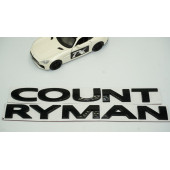 Mini Cooper Countryman R60 F60 Siyah Metal 3M Bagaj Yazı Logo - 4