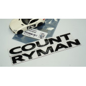 Mini Cooper Countryman R60 F60 Siyah Metal 3M Bagaj Yazı Logo - 5