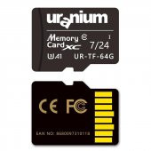 64 GB  UR-TF-64G MICRO SD CARD 7/24 SURVEILLANCE 60/30MBS HAFIZA KARTI (3 YIL GARANT�) - 1