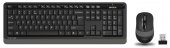 A4-TECH FG1010 Q Türkçe Siyah/Gri Multimedya Set (Klavye-Mouse) FG1010/GRI - 1