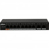 DAHUA PFS3010-8ET-96 8 Port PoE Yönetilemez Switch - 1