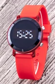 Unisex Takvimli Kırmızı Renk Çocuk Led Saati Yetişkin Saatleri ST-304320 thumbnail 1