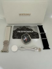 HK8 PRO MAX ULTRA AMOLED 2.02 İNÇ  EKRAN 49MM AKILLI SAAT PUSULA GPS NFC SİRİ - 1