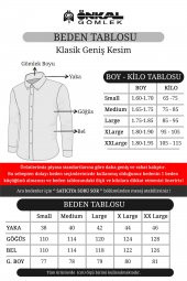 Gömlek Kravat Seti(Hediye Kutulu Klasik Siyah Gömlek+Düz Bordo Kravat) - 7