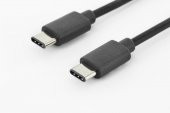 USB Type-C connection cable, type C to C M/M, 1.8m, 3A, 480MB, 2.0 Versi AK-300138-018-S - 1