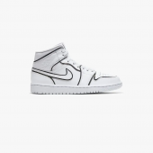 Jordan 1 Mid Iridescent Reflective White - 1