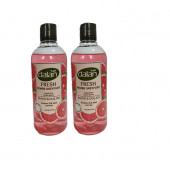 Dalan Fresh Doğal Çiçek Özleri Doğal Gliserin Duş Jeli Pembe Greyfurt Koku Arındırıcı Etki 2 Adet X 500ml - 1