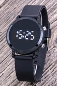 Genç Kız Kadın Kol Saati Çocuk Yetişkin Led Saat Siyah Silikon Kordon Unisex Model ST-304321 thumbnail 3