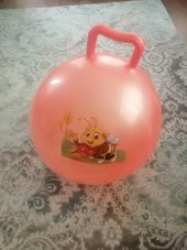 Tutmalı Zıplayan Pilates Topu - Çocuk Oyun - Spor - 50 Cm , 300 gr . - 2